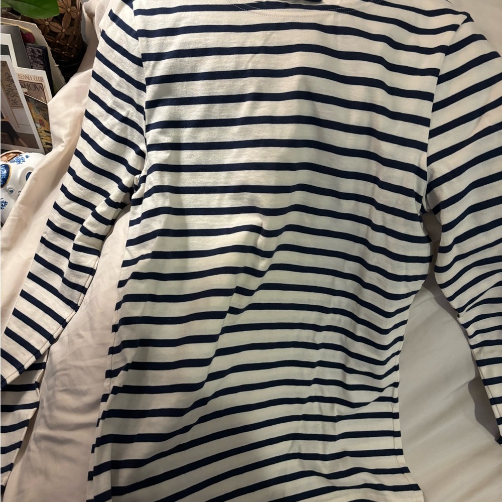 FLASH SALE! Saint James Striped Long Sleeve Cotton Shirt XS/2!